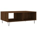 vidaXL Table basse chêne marron 90x60x35 cm bois d'ingénierie