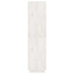vidaXL Bibliothèque/Séparateur de pièce Blanc 80x35x135 cm Pin massif