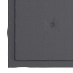 vidaXL Chaises de jardin lot de 8 avec coussins anthracite Bois teck