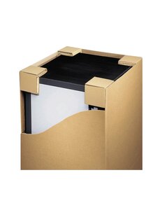 rouleau) carton ondulé simple face 350 g/m² - épaisseur 4 mm laize 100cm -  La Poste