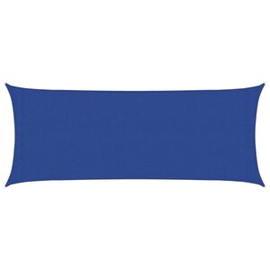 vidaXL Voile d'ombrage 160 g/m² Bleu 2x5 m PEHD