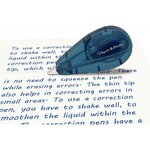 Roller de correction Mini 5mm x 6m Bleu marine translucide