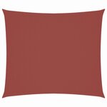 vidaXL Voile de parasol tissu oxford rectangulaire 2x3 m terre cuite