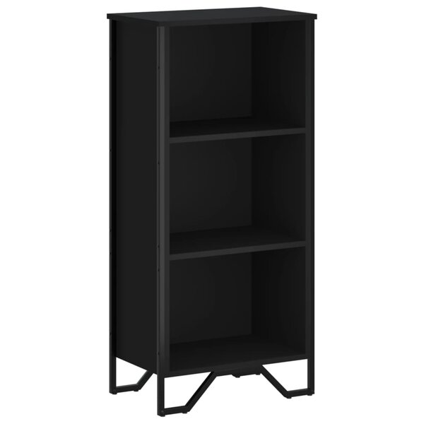 vidaXL Bibliothèque noir 50x31x106 cm bois d'ingénierie