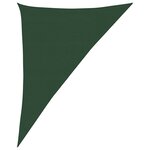 vidaXL Voile d'ombrage 160 g/m² Vert foncé 4x5x6 8 m PEHD