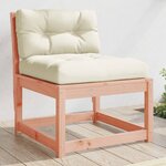 vidaXL Canapé de jardin avec coussins bois massif douglas