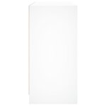 vidaXL Buffet blanc 101 5x37x75 5 cm bois d'ingénierie