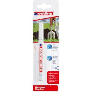 Marqueur d'extérieur 8055 blister de 1 blanc 1-2 mm EDDING