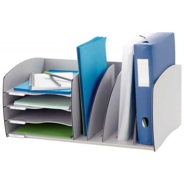 Trieur séparateur 4 cases gris