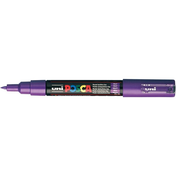 Marqueur pointe conique extra-fine POSCA PC1MC 0 7 - 1mm Violet x 12 POSCA