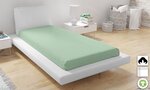 Drap housse en coton bio 140 x 200 cm - Vert