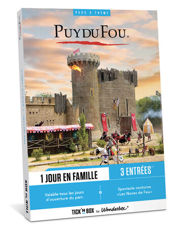 Coffret cadeau - TICKETBOX - Puy du Fou - 1 Jour en Famille