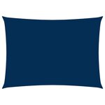 vidaXL Voile de parasol Tissu Oxford rectangulaire 2 5x4 5 m Bleu