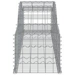 vidaXL Paniers à gabions arqués 13 Pièces 300x50x40/60 cm fer galvanisé