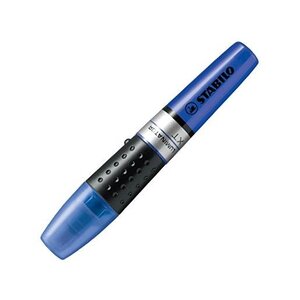 Surligneur LUMINATOR Niveau Visible Pointe Biseautée bleu foncé STABILO