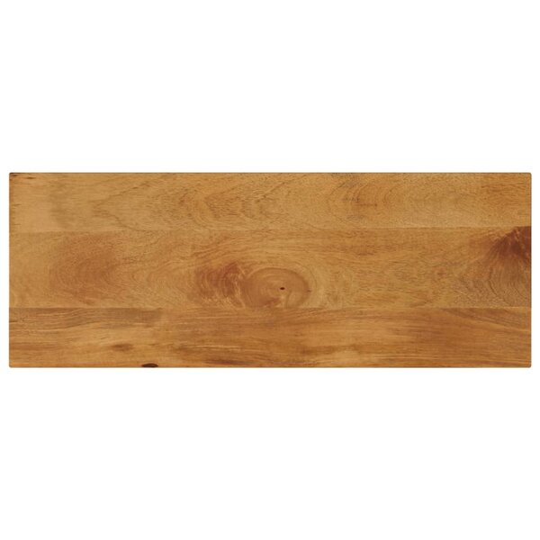 vidaXL Dessus de table 80x20x2 5 cm rectangulaire bois massif manguier