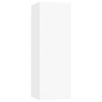 vidaXL Ensemble de meubles TV 6 Pièces Blanc Bois d'ingénierie