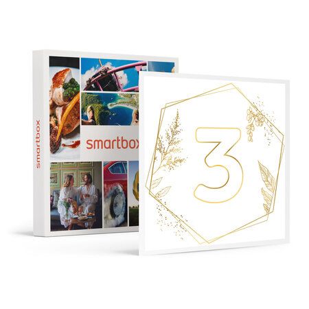 SMARTBOX - Coffret Cadeau Noces de froment : joyeux 3e anniversaire de mariage ! -  Multi-thèmes