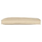 vidaXL Coussin de palette beige 100x40x8 cm en tissu Oxford