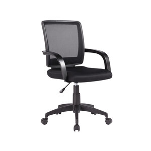 Q-connect chaise bureau rotative - Nylon maille - Max. supporte 120kg - Noir