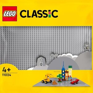 Lego 11024 classic la plaque de construction grise 48x48 socle de base pour construction assemblage et exposition
