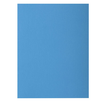 Paquet De 50 Chemises 2 Rabats Rock''s 210 - 24x32cm - Bleu - X 5 - Exacompta