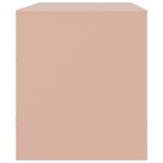 vidaXL Meubles TV 2 Pièces rose 67x39x44 cm acier