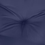 vidaXL Ensemble de coussins en palette bleu marine 60x40x12 cm tissu