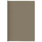vidaXL Tapis de tente 250x250 cm Taupe
