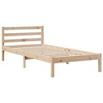 vidaXL Cadre de lit sans matelas 90x190 cm bois de pin massif