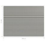 Vidaxl tapis de tente 300x400 cm anthracite et blanc
