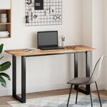 vidaXL Dessus de bureau fini à l'huile 120x50x2cm bois d'acacia massif