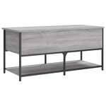 vidaXL Banc de rangement sonoma gris 100x42 5x47 cm bois d'ingénierie