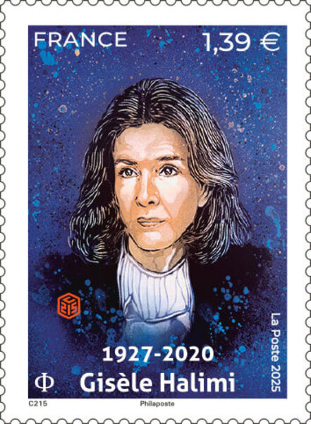 Timbre - Gisèle Halimi (1927-2020) - Lettre verte