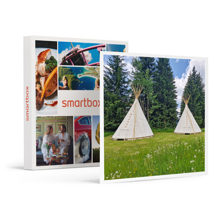 SMARTBOX - Coffret Cadeau Séjour insolite de 2 jours en tipi en famille près du mont Blanc -  Séjour