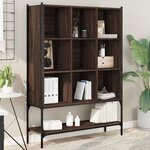 vidaXL Bibliothèque chêne marron 102x30x141 5 cm bois d'ingénierie