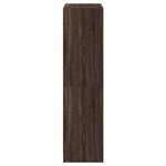 vidaXL Buffet haut avec portes chêne marron bois d'ingénierie