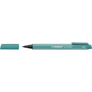 Stylo feutre pointMax pointe moyenne 0.8mm turquoise x 10 STABILO