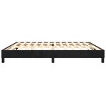 vidaXL Cadre de Lit Noir 200x200 cm Velours