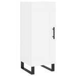 vidaXL Buffet haut Blanc 34 5x34x180 cm Bois d'ingénierie