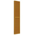 vidaXL Cloison de séparation 5 panneaux marron bois paulownia massif