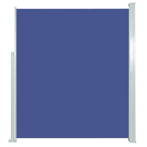 vidaXL Auvent latéral rétractable de patio 100x500 cm Bleu