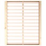 vidaXL Cadre de lit 200x200 cm Bois massif