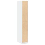vidaXL Garde-robe Blanc 30x50x200 cm Bois d'ingénierie