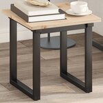 vidaXL Dessus de table 40x40x1 7 cm carré bois de pin massif