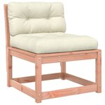 vidaXL Salon de jardin 4 Pièces avec coussins bois massif douglas