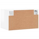 vidaXL Armoire murale Blanc brillant 60x36 5x35 cm Bois d'ingénierie