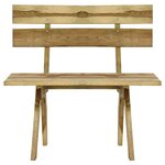 vidaXL Ensemble à manger de jardin 4 Pièces Bois de pin imprégné