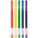 Xiaomi Pack de 5 Stylos Gel Haute Capacité - Pointe 0 5 mm - Haute Capacité - Séchage Rapide - Couleurs Assorties