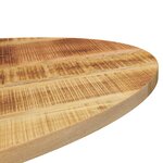 vidaXL Dessus de table 140x50x3 8 cm ovale bois massif de manguier